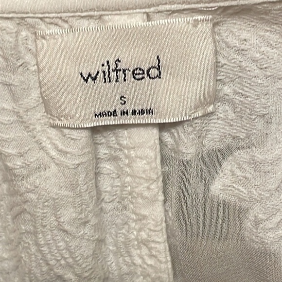 Aritzia Wilfred Augustine Peplum Blouse Size Small - Picture 3 of 9